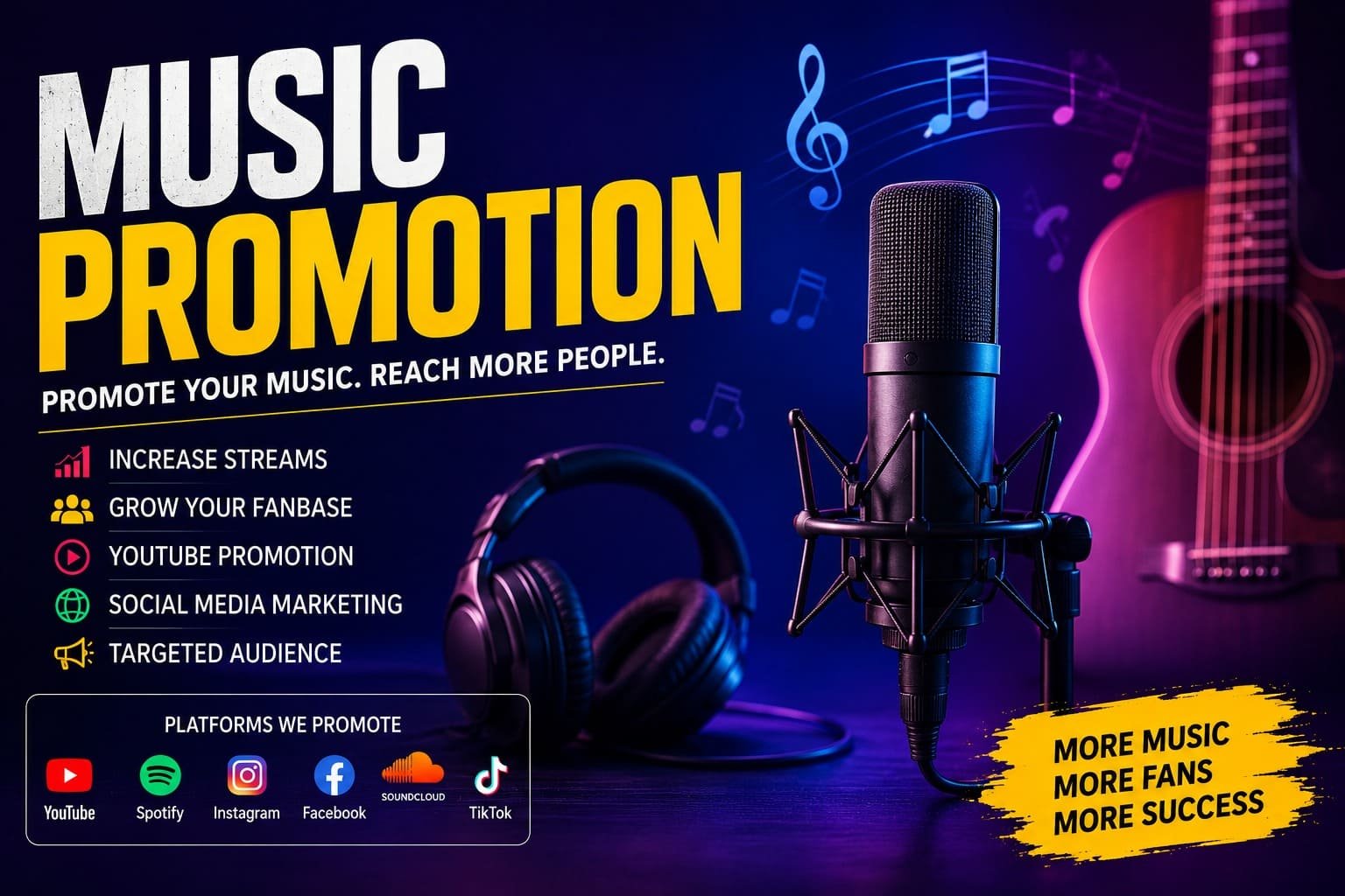 Music Promotion Services – Grow Your Songs, Reach More Listeners